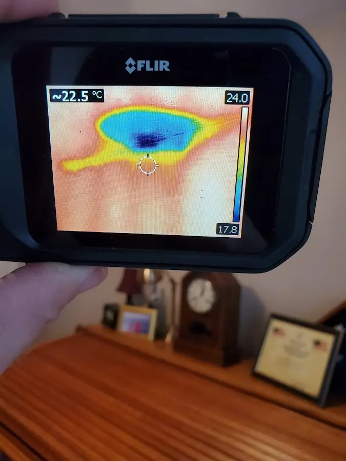 Thermal imaging inspection for water damage in Appleton